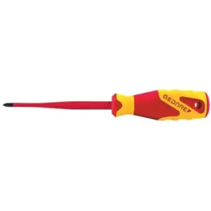 Gedore VDE Screwdriver SLIM PLUS-MINUS SL/PH 1