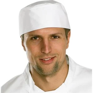 Click Workwear Chefs Skullcap White