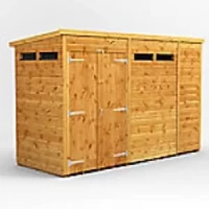 Power Garden Shed 104PPSSDD Golden Brown 10x4