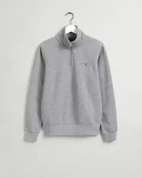 GANT Men Original Half-Zip Cardigan (XL) Grey