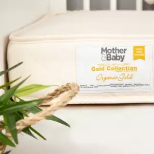 Mother & Baby Organic Gold Chemical Free Cot Bed Mattress 140 x 70cm