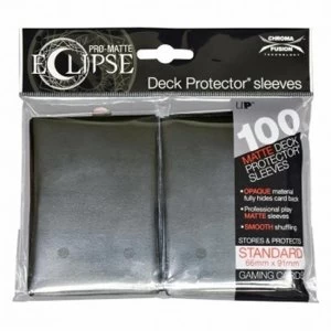 Ultra Pro PRO Matte Eclipse Jet Black Standard 100 Sleeves 6 Packs