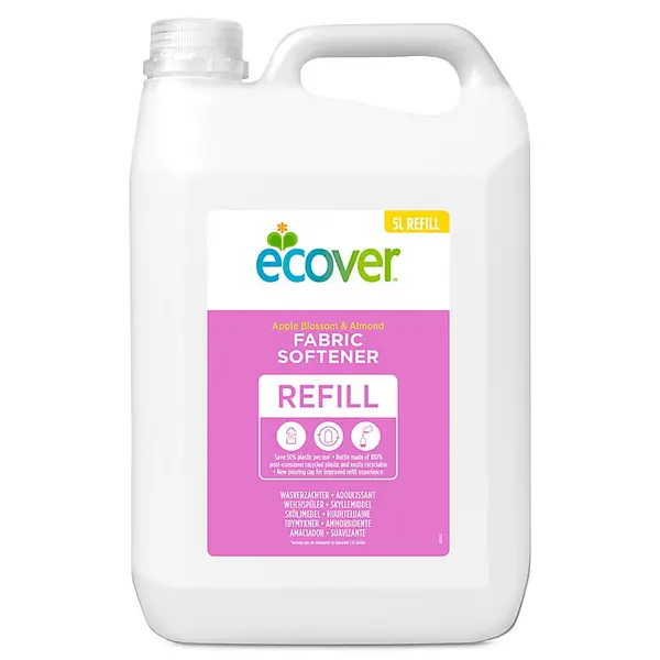 Ecover Fabric Softener Conditioner Refill Apple Blossom & Almond 5L