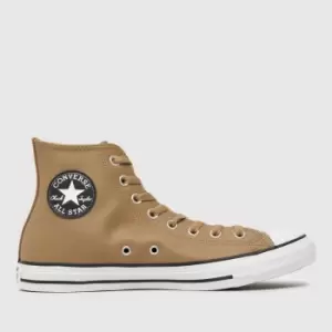 Converse Tan Leather Hi Workwear Trainers