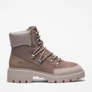 Timberland Cortina Valley Waterproof Hiking Boot For Her In Beige Grey, Size 3.5