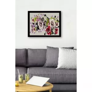 SC0860 Multicolor Decorative Framed MDF Painting