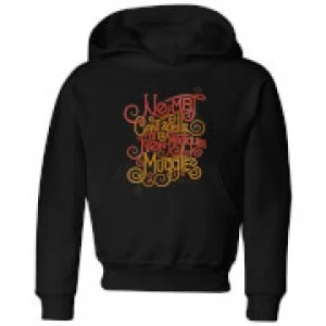 Fantastic Beasts No-Maj Kids Hoodie - Black - 5-6 Years