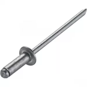 Toolcraft 194724 Steel Head Aluminium Blind Rivets DIN 7337 3 x 10...