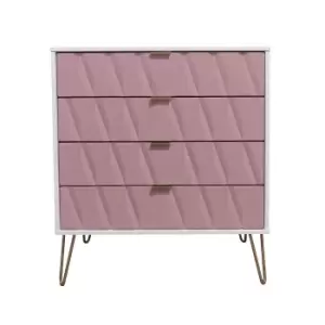 Ice 4 Drawer Chest - Pink