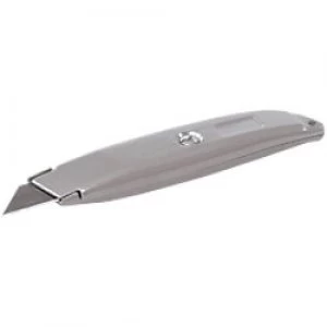 Silverline Retractable Blade Knife Silver 150 mm