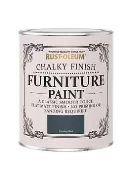 Rust-Oleum Chalky Furniture Paint Evening Blue 750Ml