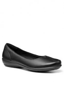 Hotter Robyn Wide Fit Shoes, Black, Size 5, Women