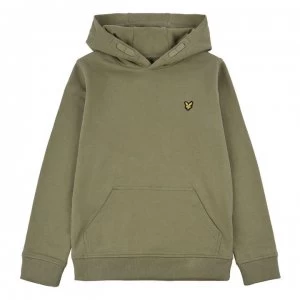 Lyle and Scott Lyle & Scott Fleece Hoodie - Oil Green