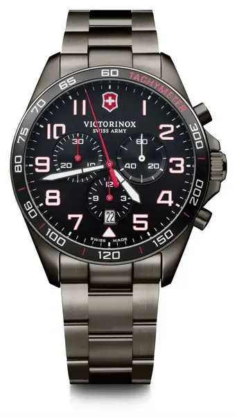 Victorinox 241890 FieldForce Sport Chrono 42mm Black Dial Watch