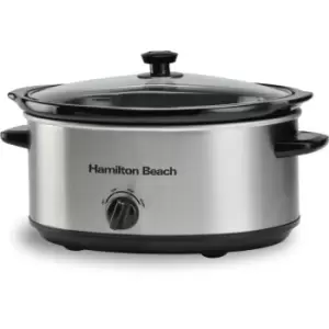 Hamilton Beach - The Family Favourite' 6.5L Silver Slow Cooker