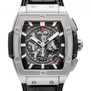 Spirit Of Big Bang Titanium Automatic Skeleton Dial Mens Watch