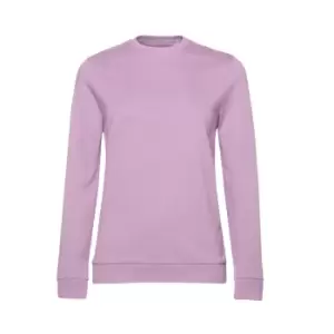 B&C Womens/Ladies Set-in Sweatshirt (M) (Candy Pink)