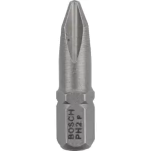 Bosch Extra Hard Phillips Screwdriver Bits PH2 25mm Pack of 100