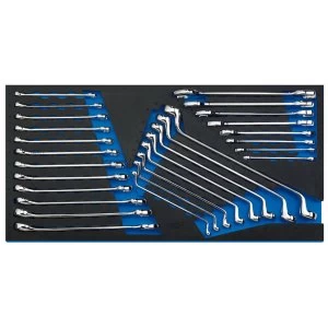 Draper Spanner Set In Full Drawer EVA Insert Tray (28 Piece)