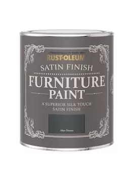 Rust-Oleum Satin Finish Washable Furniture Paint In After Dinner - 750 Ml Tin