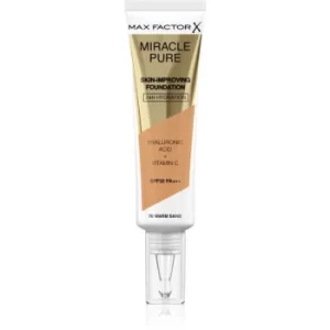 Max Factor Miracle Pure Skin Long-Lasting Foundation SPF 30 Shade 70 Warm Sand 30ml