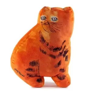 Kidrobot Orange Cat Pillows Plush by Andy Warhol