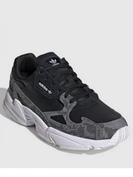 adidas Originals Falcon W - Black/White,</b> Size 3.5, Women