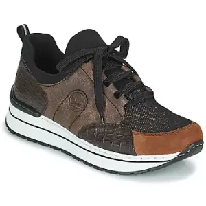 Rieker TEMPORA womens Shoes Trainers in Brown