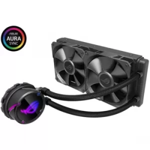 Asus ROG STRIX LC240 240mm Liquid CPU Cooler, 2 x 12cm PWM Fans, RGB