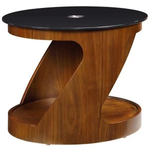 Jual San Marino Walnut Oval Lamp Table