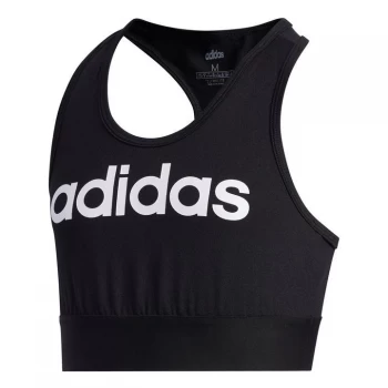 adidas Girls Xperior Sports Bra Light Support - Black/White