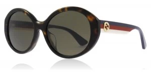 Gucci GG0279SA Sunglasses Havana 002 57mm