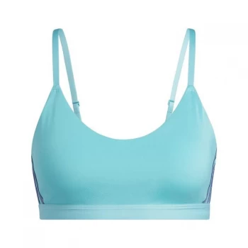 adidas All Me 3-Stripes Sports Bra Womens - Mint Ton / White