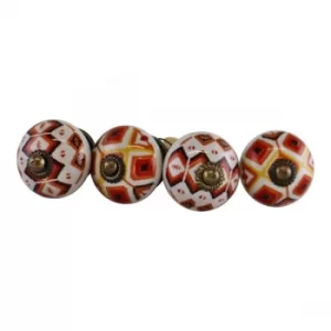 Set of 4 Kasbah Design Doorknobs