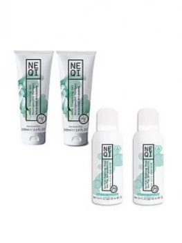 Neqi Bundle: 2 Hand Cleansing Gels 100ml & 2 Foaming Hand Soaps