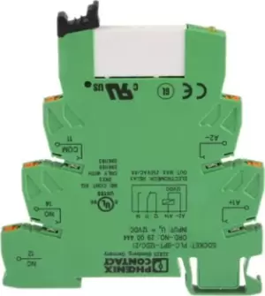 Phoenix Contact PLC-RPT- 12DC/21AU Series, 12V dc SPDT Interface Relay Module, Surface Mount Terminal, DIN Rail