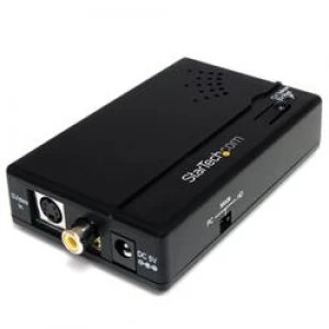 StarTech.com Composite and S-Video to HDMI Converter with Audio