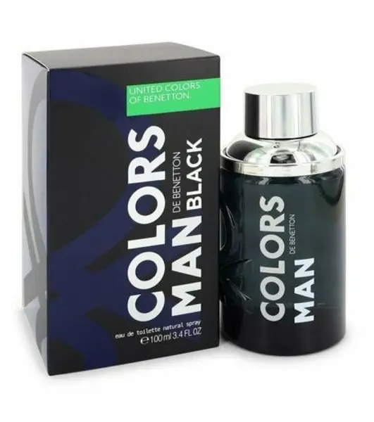 Benetton Colors de Benetton Man Black Eau de Toilette For Him 100ml