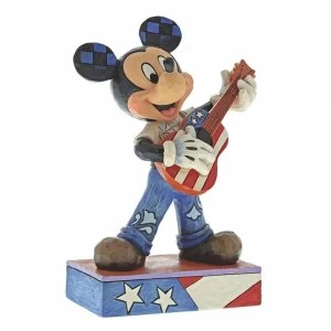 Rock and Roll Mickey Mouse Disney Traditions Figurine