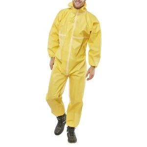 Click Once Microporous Disposable Coveralls Type 3456 2XL Yellow Ref