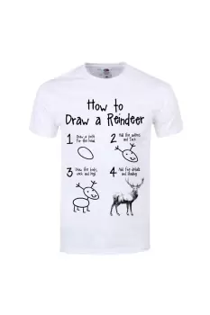 How To Draw A Reindeer T Shirt