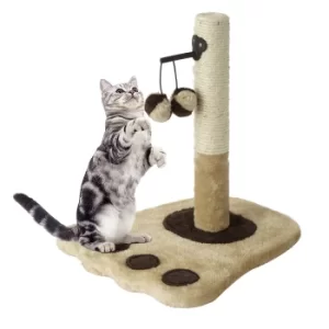 Bunty Cream Cat Scratching Post Brown