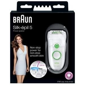 Braun Silk Epil Leg/Body and Face Epilator 5780