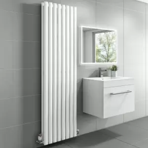 White Vertical Double Panel Radiator 1600 x 480mm - Margo