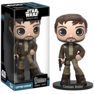 Star Wars Rogue One Captain Cassian Andor Wacky Wobbler Bobble Head