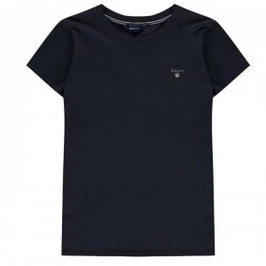 Gant Gant Logo T Shirt - Navy 433
