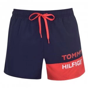 Tommy Bodywear Bold Runner Swim Shorts - Pitch Blue