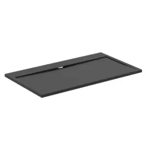 Ideal Standard Ultra Flat S I.life 1400Mm X 800Mm Shower Tray & Waste, Jet Black