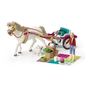 SCHLEICH Horse Club Small Carriage for the Big Horse Show Toy Playset