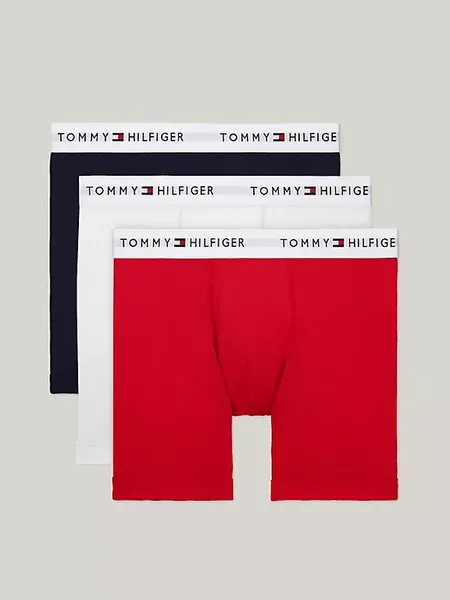 Tommy Hilfiger Three-Pack Stretch-Cotton Boxer Trunks - XXL Multi Underwear and Nightwear male UM0UM027630UC XXL